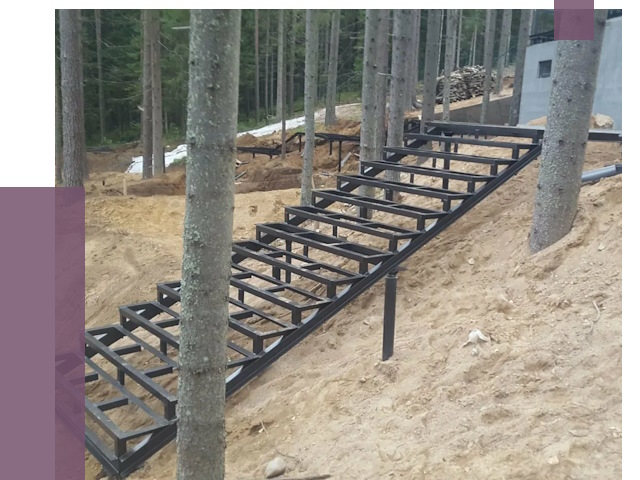 Монтаж металлических лестниц в Ачинске от 13422 руб. 