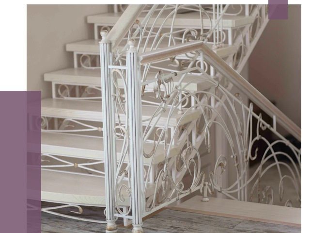 Изготовление кованых лестниц на заказ в Ачинске от 86105 руб. | ПРОЛЁТ-Чнс