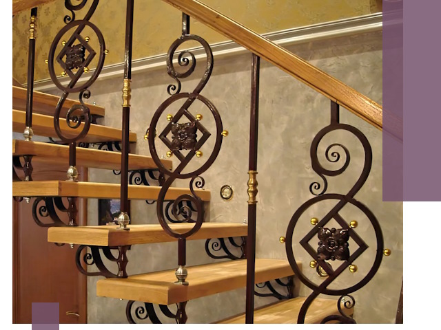 Изготовление кованых лестниц под ключ в Ачинске