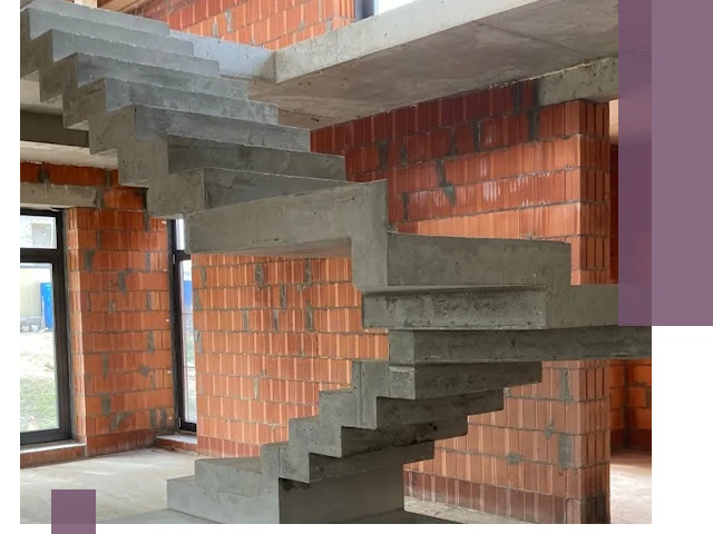 Изготовление бетонных лестниц под ключ в Ачинске