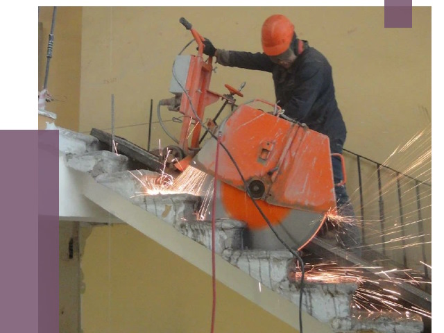 Демонтаж бетонных лестниц в Ачинске от 4559 руб. за м2 | ПРОЛЁТ-Чнс