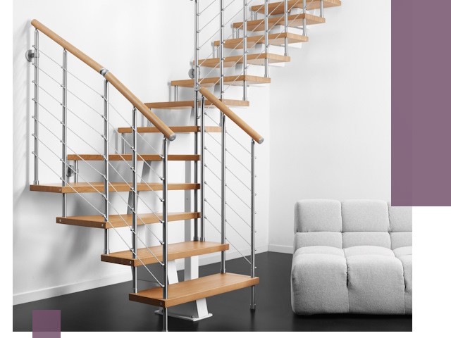 Модульные лестницы под ключ в Ачинске — монтаж и изготовление