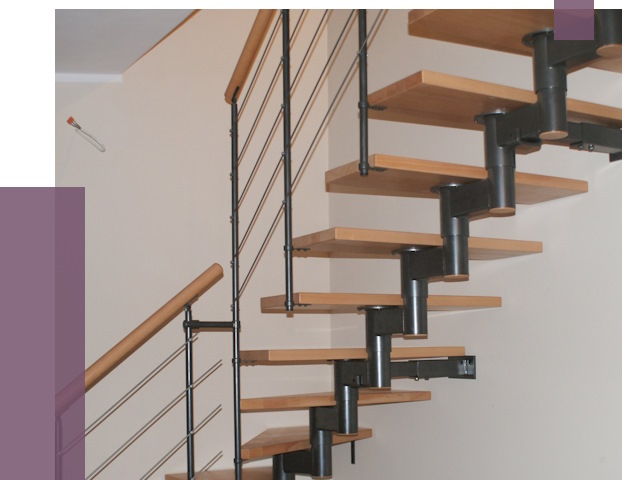 Изготовление модульных лестниц в Ачинске от 11396 руб. 