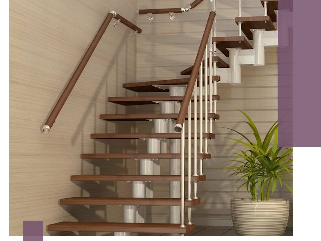 Изготовление модульных лестниц под ключ в Ачинске