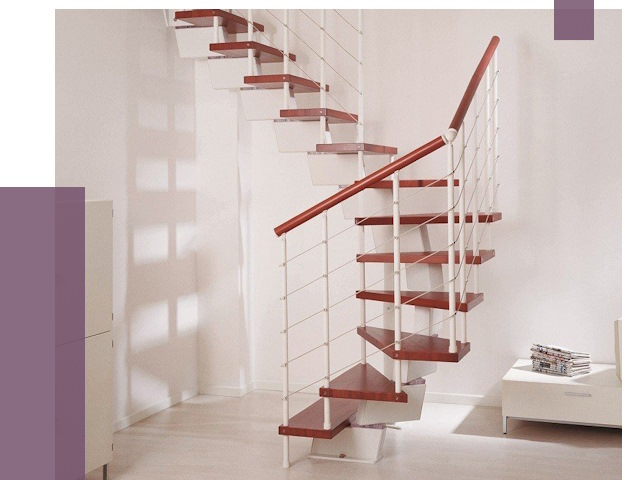 Изготовление лестниц на больцах в Ачинске от 9624 руб. | ПРОЛЁТ-Чнс