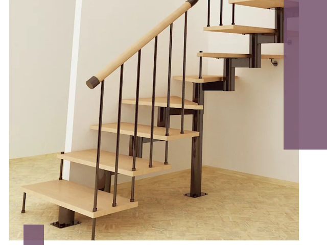 Монтаж лестниц на больцах в Ачинске — быстро и надежно