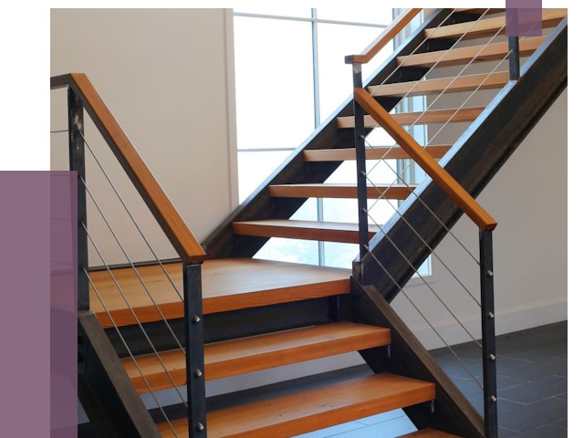 Изготовление лестниц на металлокаркасе в Ачинске от 18741 руб. | ПРОЛЁТ-Чнс