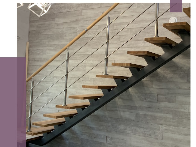 Изготовление лестниц на монокосоуре в Ачинске от 75469 руб. 