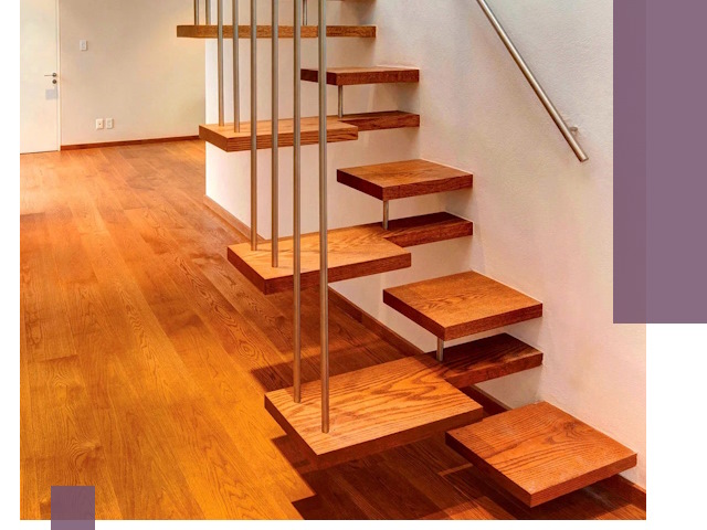 Лестницы «гусиный шаг» на заказ в Ачинске для узких пространств