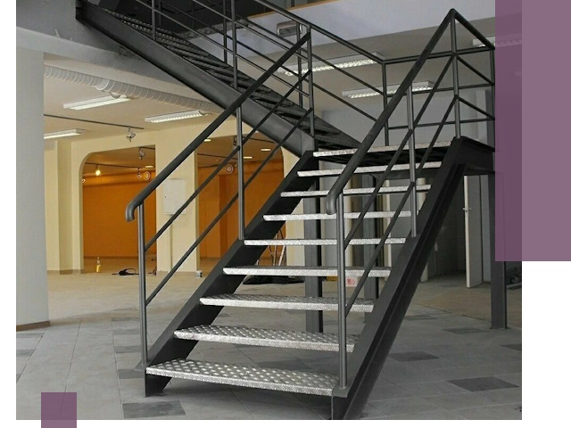 Лестницы для офиса в Ачинске: изготовление, монтаж, демонтаж