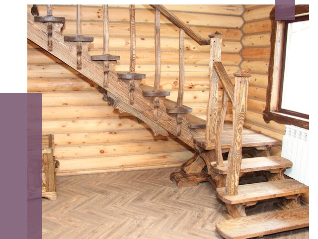 Лестницы в баню в Ачинске от 18943 руб. — изготовление | ПРОЛЁТ-Чнс