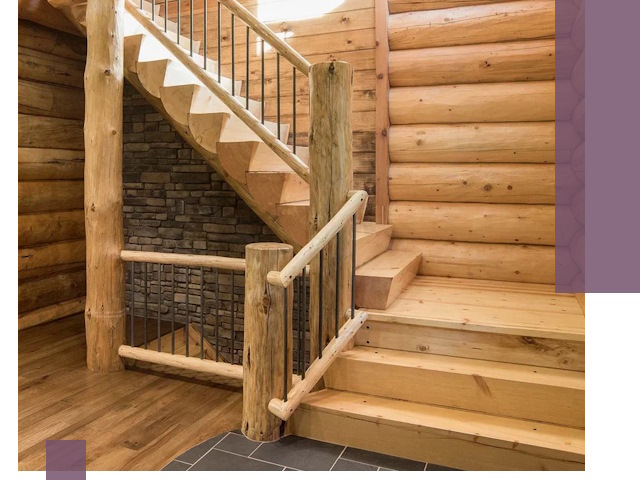 Лестницы в баню под заказ и профессиональный монтаж в Ачинске