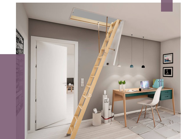 Чердачные лестницы в Ачинске — от 14435 руб. | ПРОЛЁТ-Чнс