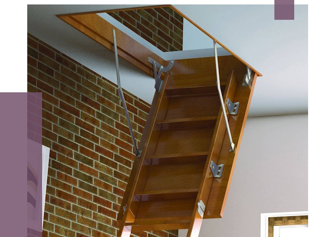 Установка чердачной лестницы в Ачинске от 7749 руб. | ПРОЛЁТ-Чнс