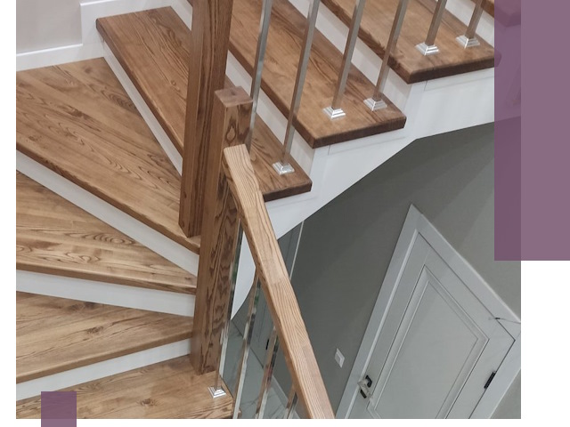 Обшивка металлических лестниц под ключ в Ачинске