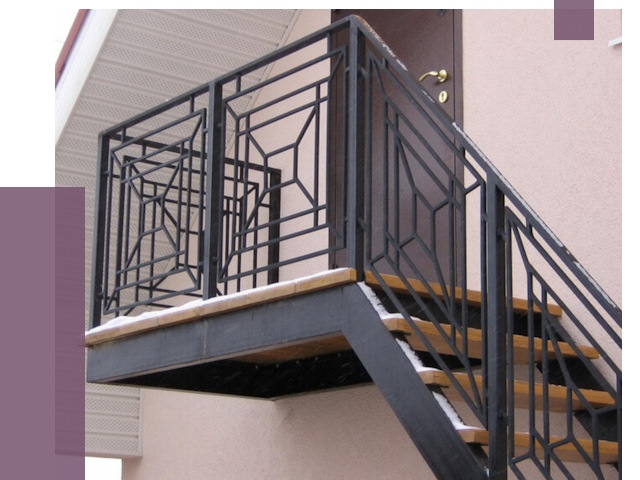 Металлические перила в Ачинске от 4255 руб.  | ПРОЛЁТ-Чнс
