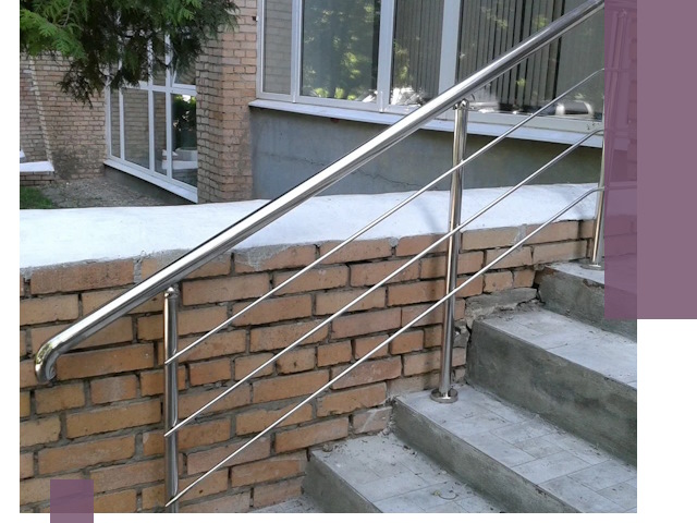 Перила из нержавеющей стали высокого качества в Ачинске