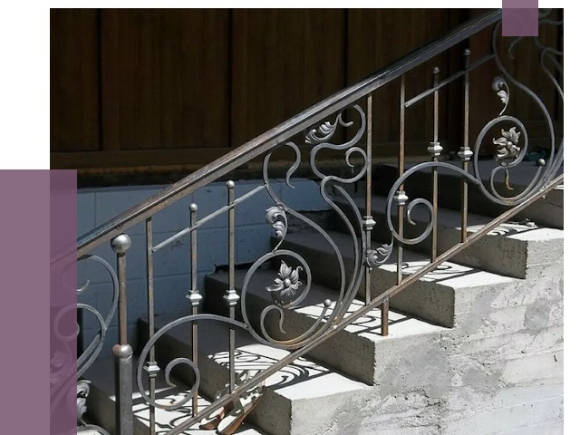 Кованые перила в Ачинске от 8611 руб. под ключ — качество от ПРОЛЁТ-Чнс