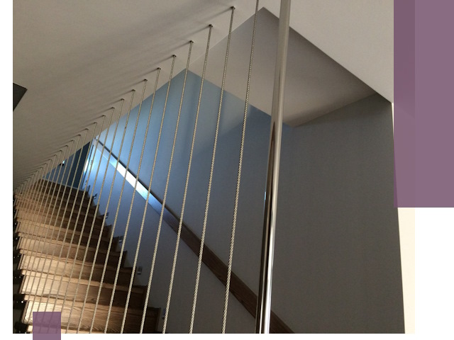 Тросовые перила под ключ в Ачинске — производство и монтаж