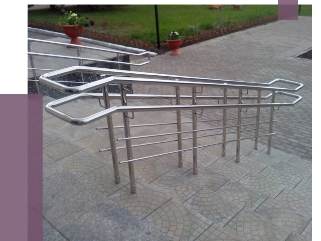 Перила для инвалидов в Ачинске от 7516 руб. под ключ | ПРОЛЁТ-Чнс