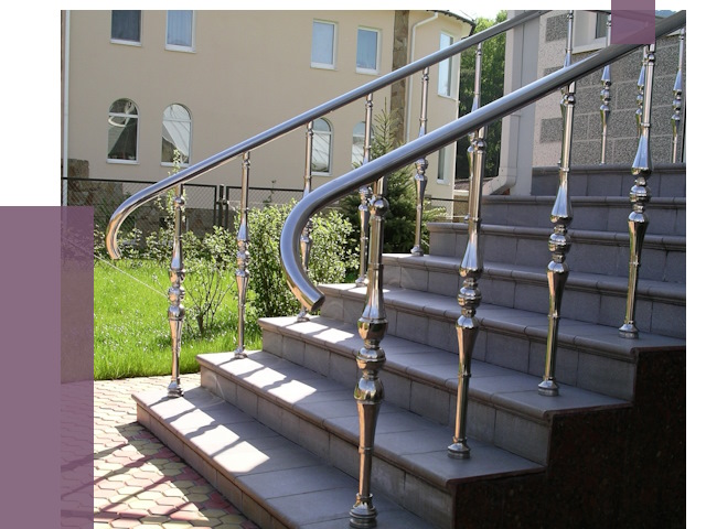 Перила для крыльца в Ачинске от 10637 руб. — монтаж ПРОЛЁТ-Чнс