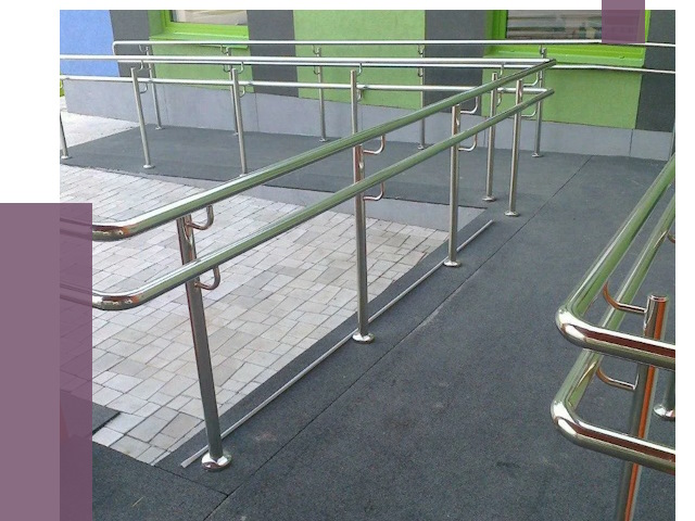 Ограждения пандусов в Ачинске от 4305 руб. монтаж | ПРОЛЁТ-Чнс