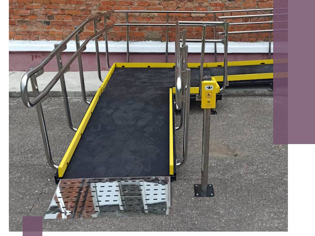 Изготовление наклонных пандусов для инвалидов в Ачинске