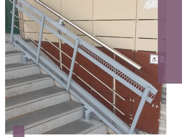 Изготовление откидных пандусов под ключ в Ачинске