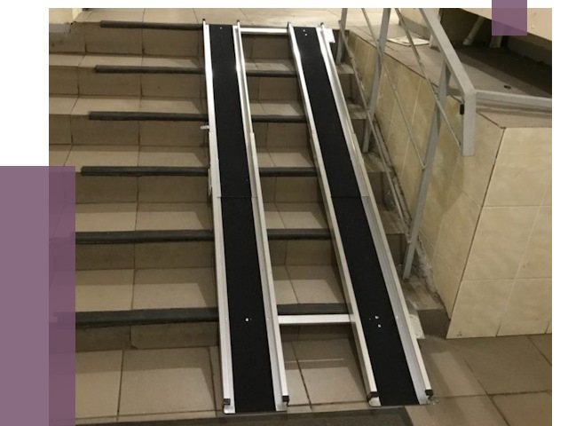 Установка пандуса в подъезд в Ачинске от 7901 руб. под ключ | ПРОЛЁТ-Чнс