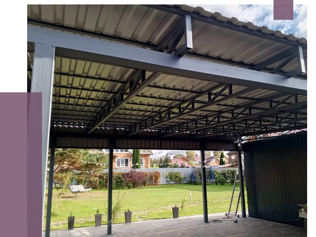 Монтаж навесов в Ачинске от 7294 руб. — установка навеса | ПРОЛЁТ-Чнс