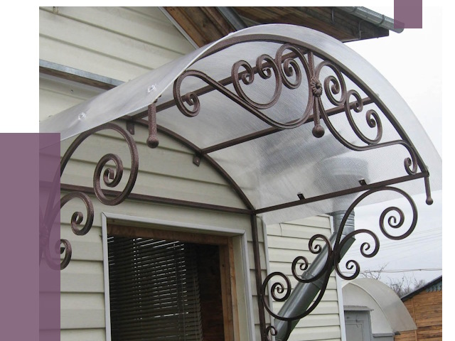 Изготовление козырьков в Ачинске от 7294 руб. — заказать | ПРОЛЁТ-Чнс