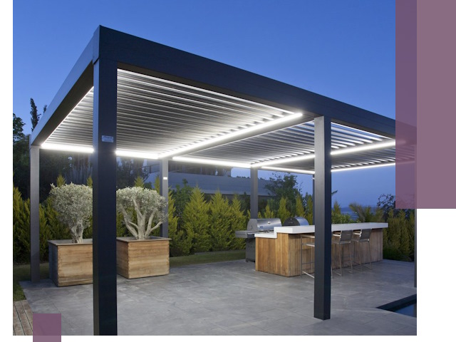 Навесы отдельно стоящие под ключ в Ачинске из металла и поликарбоната