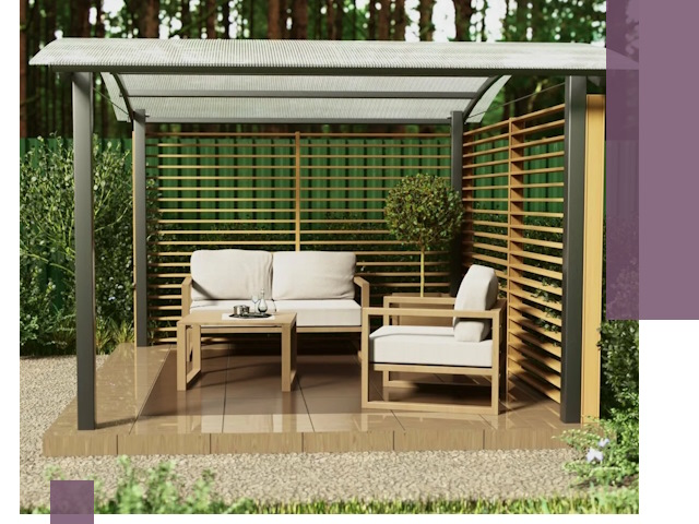 Навесы для дачи в Ачинске: изготовление, монтаж и демонтаж