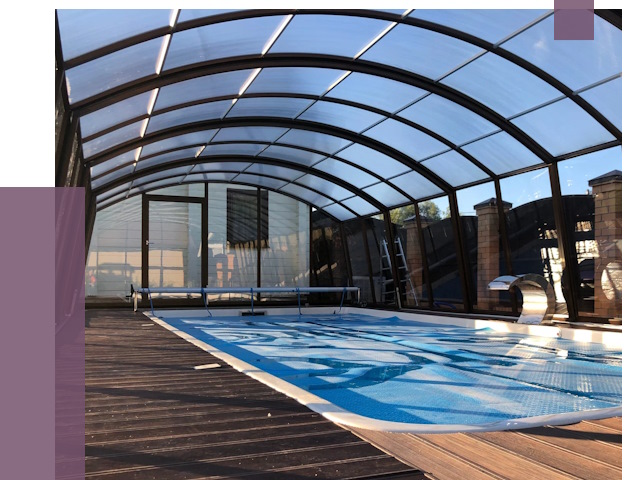 Навесы для бассейна в Ачинске от 16613 руб. под ключ | ПРОЛЁТ-Чнс