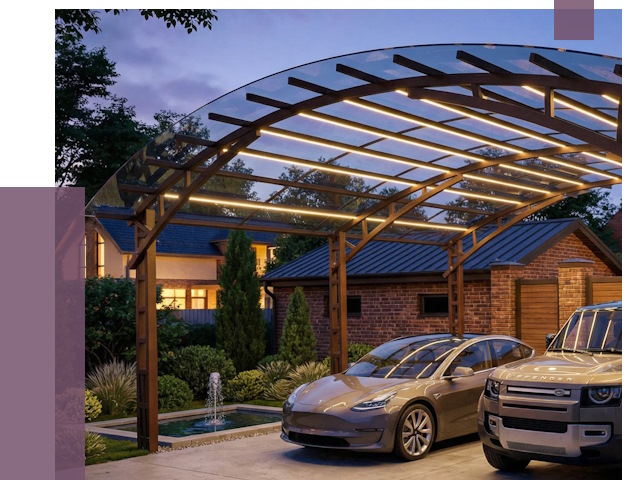 Металлические навесы в Ачинске от 12561 руб. под ключ — ПРОЛЁТ-Чнс