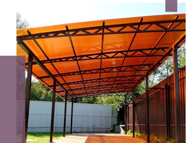 Односкатные навесы под ключ в Ачинске от 13017 руб. 