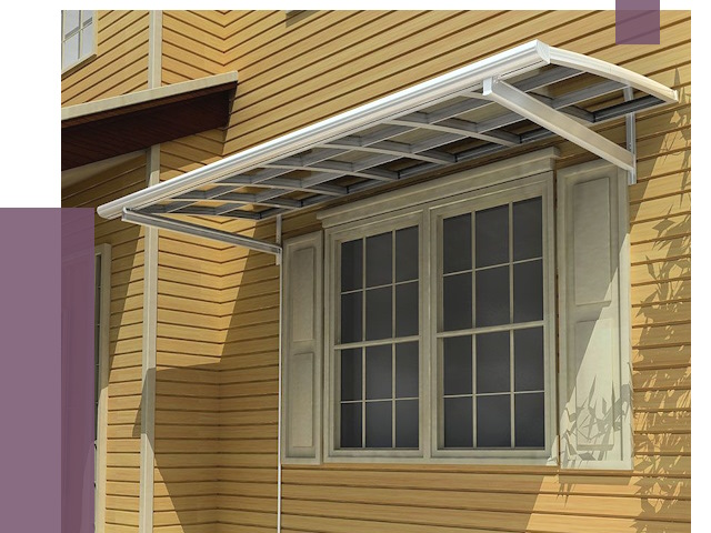 Козырьки над окнами в Ачинске от 7547 руб. — монтаж, покупки | ПРОЛЁТ-Чнс