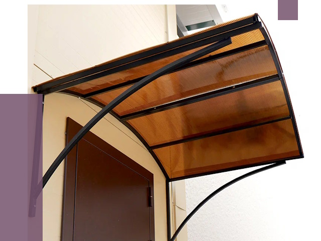 Недорогие козырьки в Ачинске от 7516 руб.  | ПРОЛЁТ-Чнс