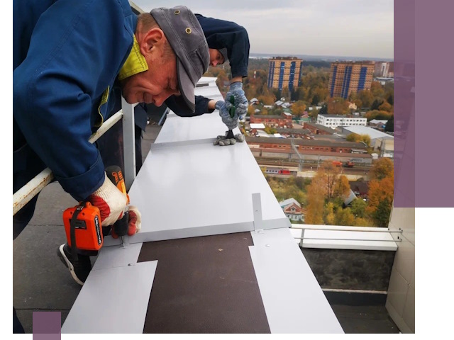 Монтаж парапетов в Ачинске — установка прочных металлических ограждений