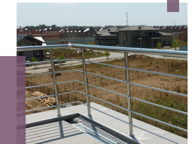 Парапеты из нержавеющей стали в Ачинске от 7901 руб. за м² | ПРОЛЁТ-Чнс