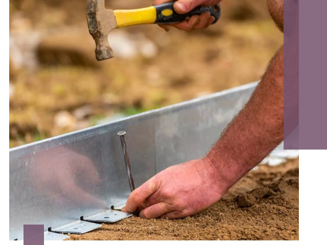 Монтаж металлических бордюров в Ачинске быстро и качественно