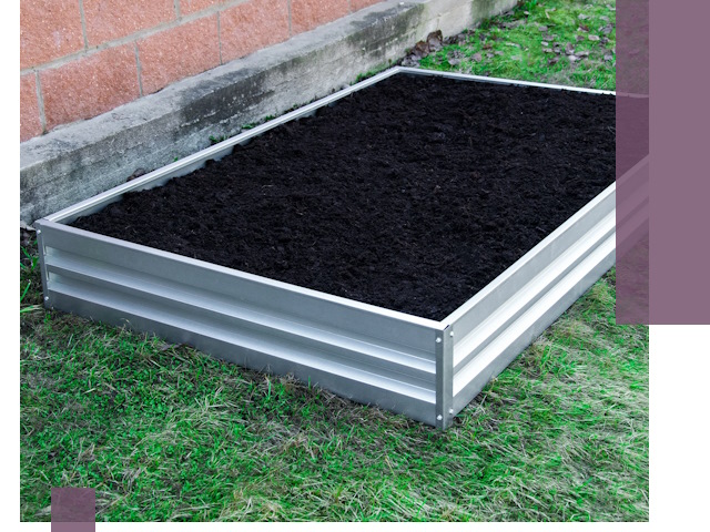 Металлические бордюры для грядок в Ачинске: прочность и аккуратность