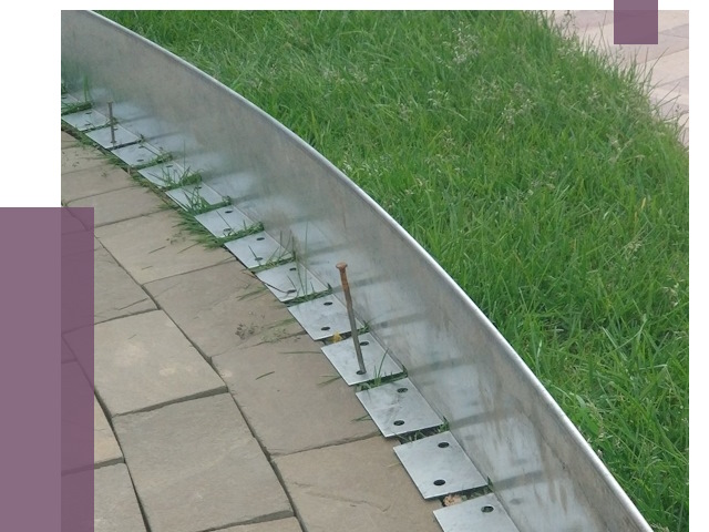 Металлические бордюры для тротуаров в Ачинске от 8611 руб.