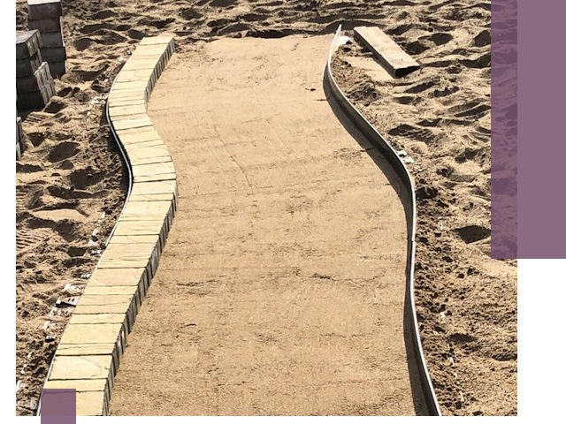 Металлические бордюры для тротуаров в Ачинске — прочные и долговечные