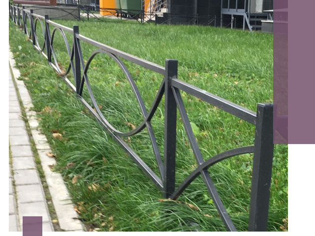 Газонные ограждения из металла в Ачинске — монтаж и продажа