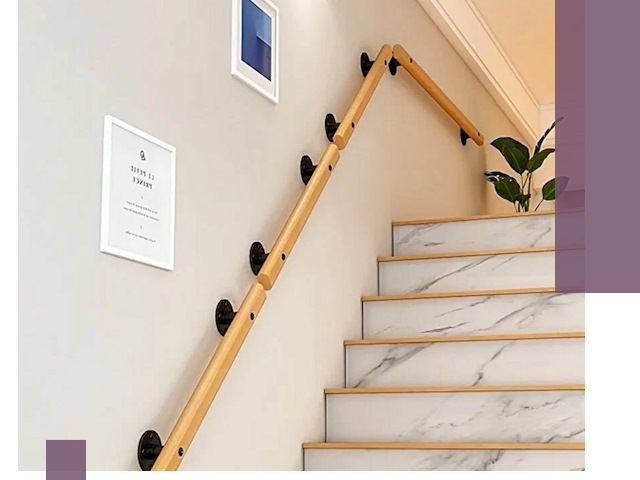 Поручни металлические и деревянные под ключ в Ачинске