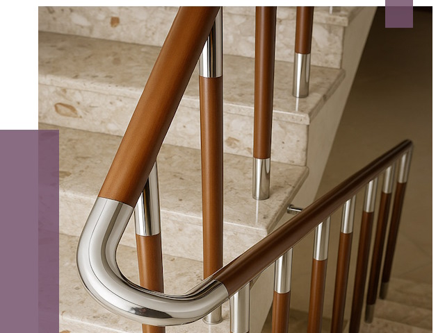 Монтаж поручней в Ачинске от 9624 руб. монтаж под ключ | ПРОЛЁТ-Чнс