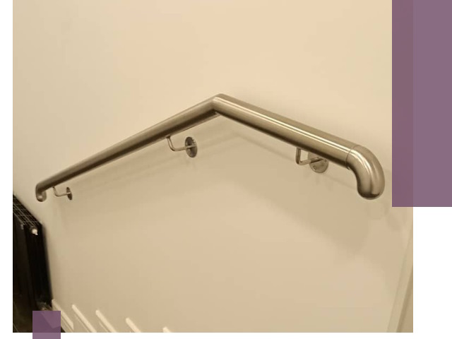 Изготовление пристенных поручней в Ачинске под ключ за сроки