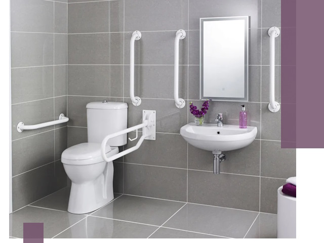 Поручни для санузлов в Ачинске: установка, ремонт и монтаж